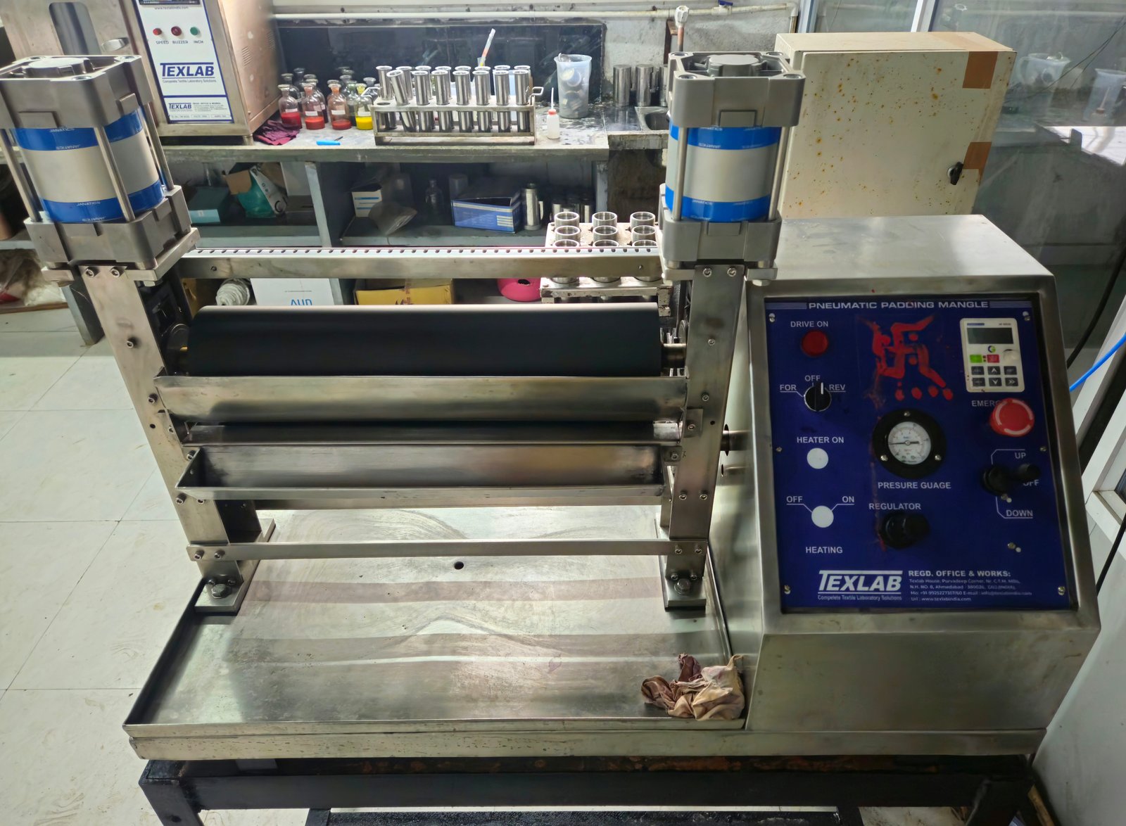 Pneumatic Padding Mangle