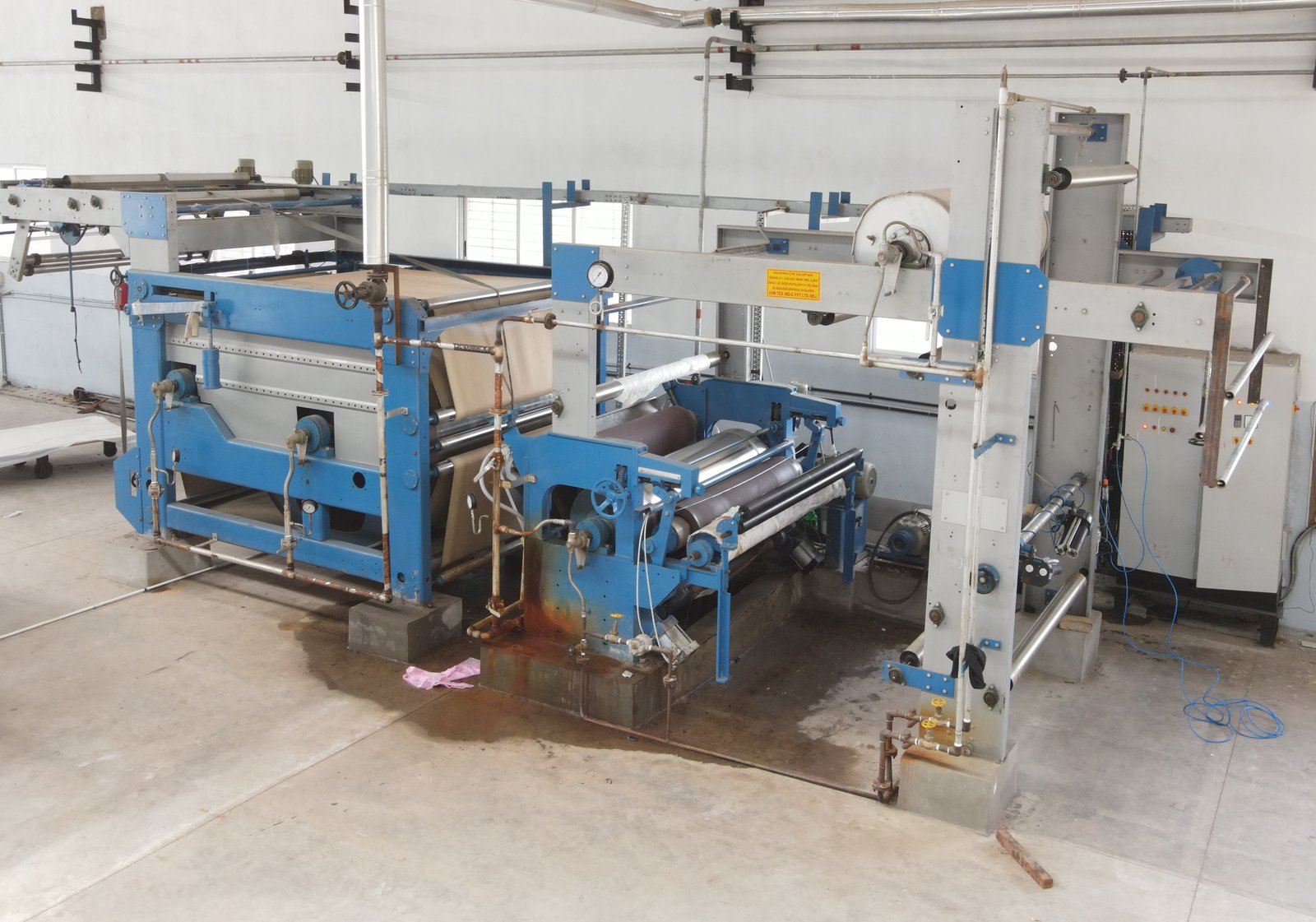 Zero-Zero Sanforizing Machine